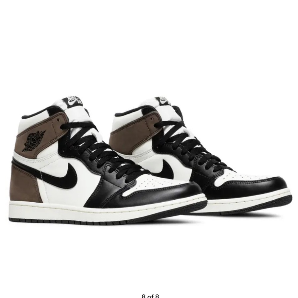 Nike Black and White High-Top Sneakers